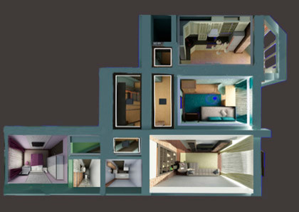 Обложка проекта: Проект трехкомнатной квартиры г. Ставрополь