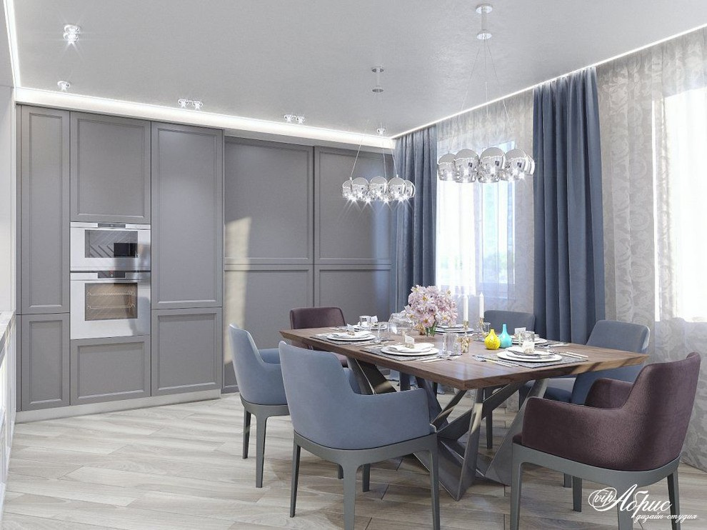 Дизайн интерьера трехкомнатной квартиры (ул.Трудолюбия)
