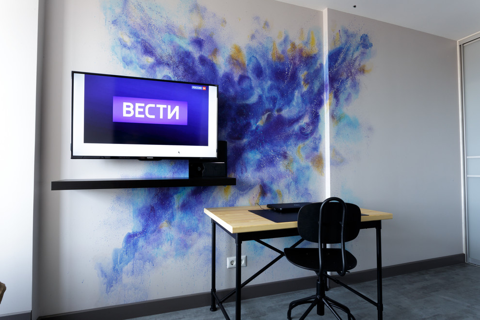 Роспись "Звезда смерти" для молодого мужчины