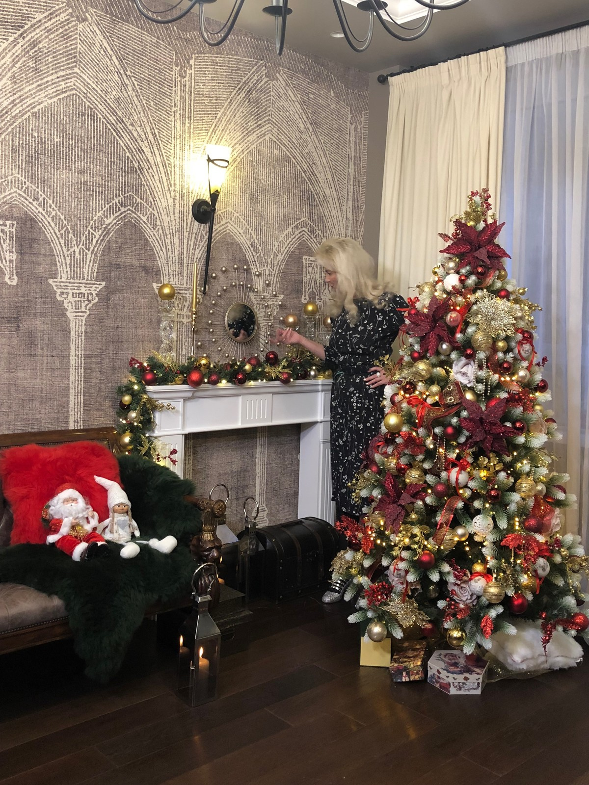 Новогодние дизайнерские елки от Людмилы Пожидаевой