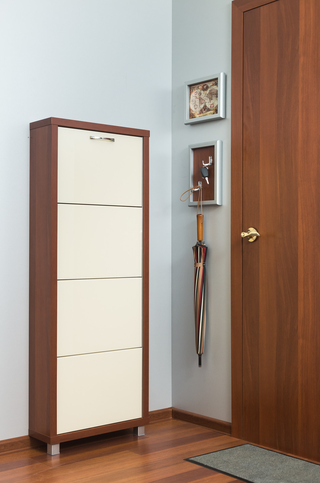 Обувные шкафы серии ЛЮКС 4 секции