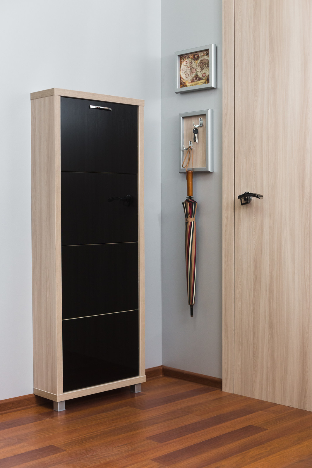 Обувные шкафы серии ЛЮКС 4 секции