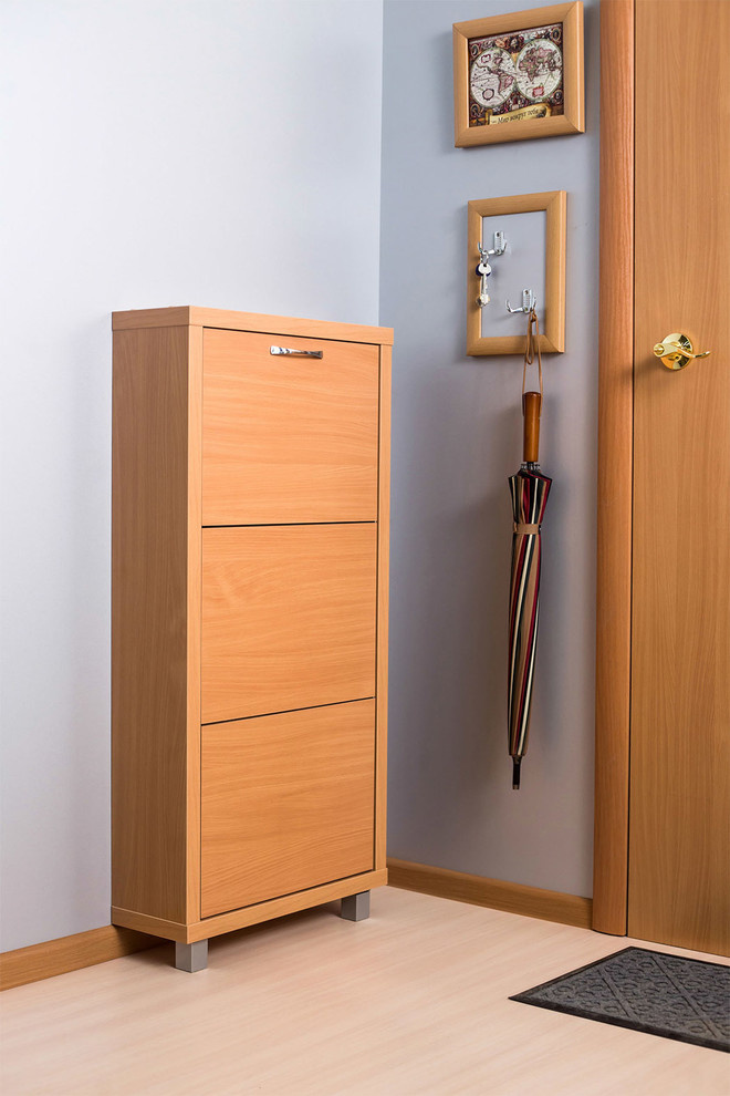 Обувные шкафы серии ЛЮКС 3 секции