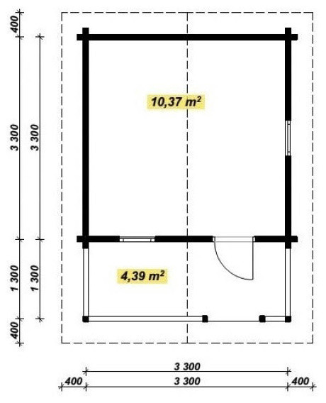 Обложка проекта: Дом из профилированного бруса Звезда 1