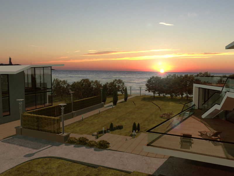 Жилая застройка на Черном море