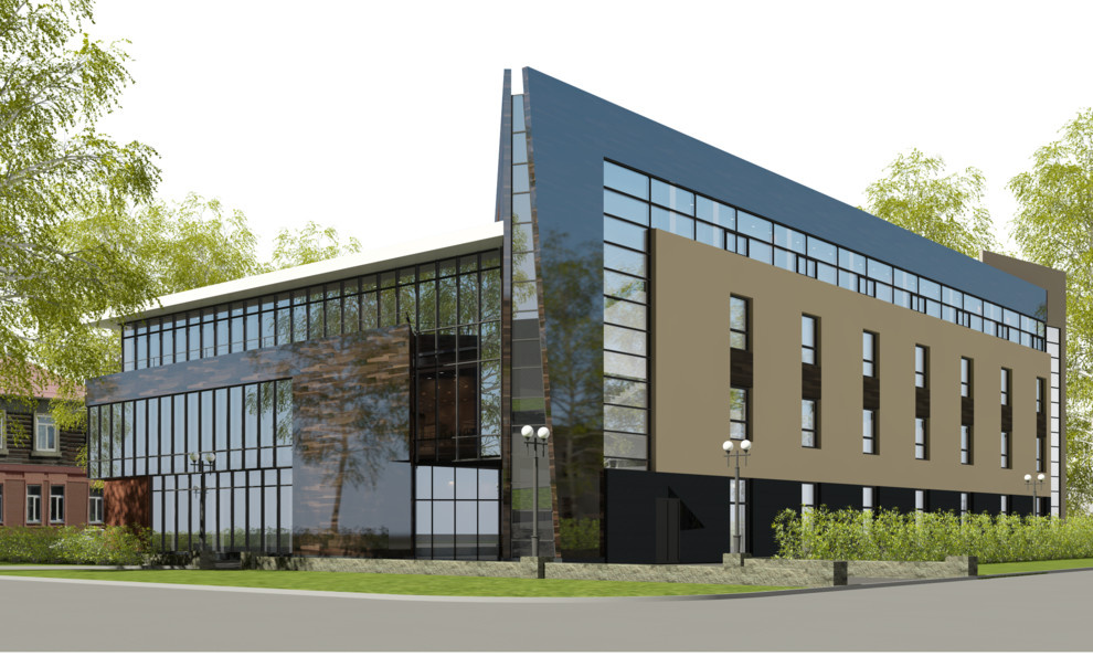 Обложка проекта: Торгово административное здание г.Томск