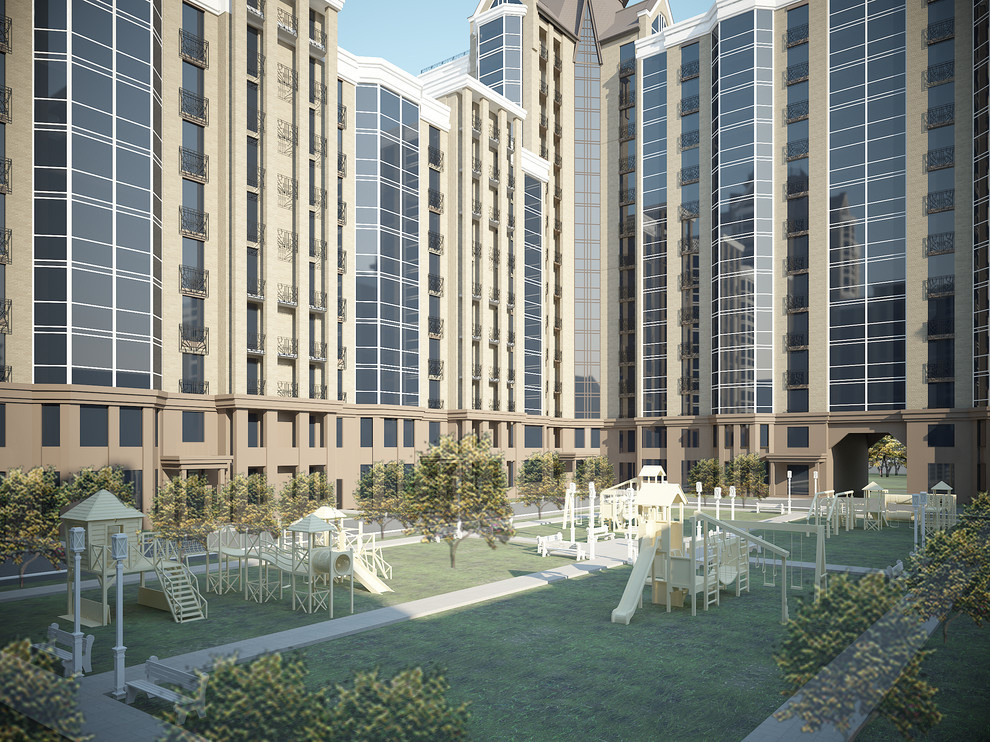 Многоэтажная жилая застройка г.Томск