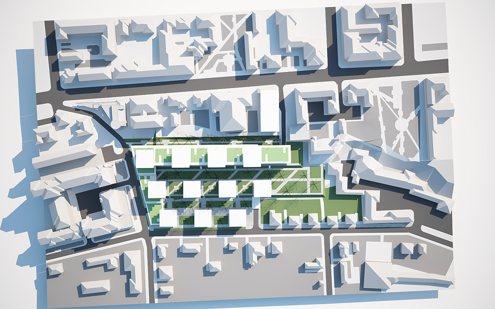 Многоэтажная жилая застройка г.Томск