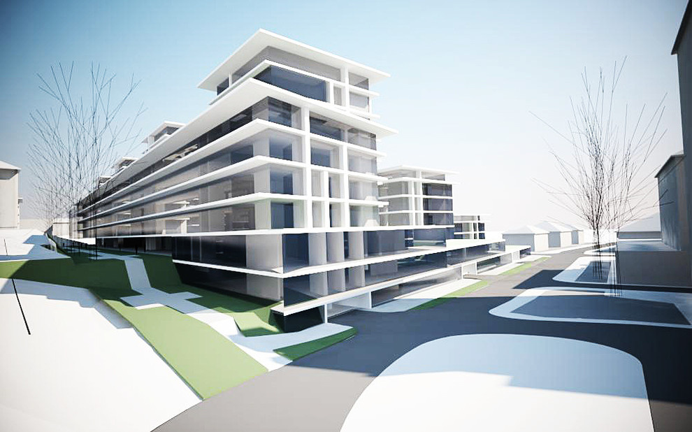 Многоэтажная жилая застройка г.Томск