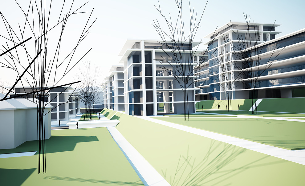 Многоэтажная жилая застройка г.Томск