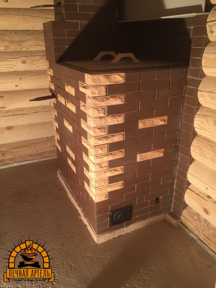 Банная печь "Заимка" из Кирово-чепецкого кирпича