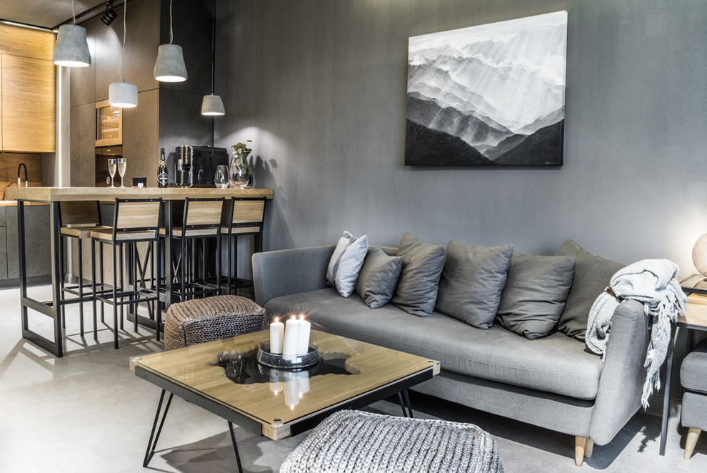 Фото интерьера в стиле "Loft", ул. Зоологическая, г.Калиниград