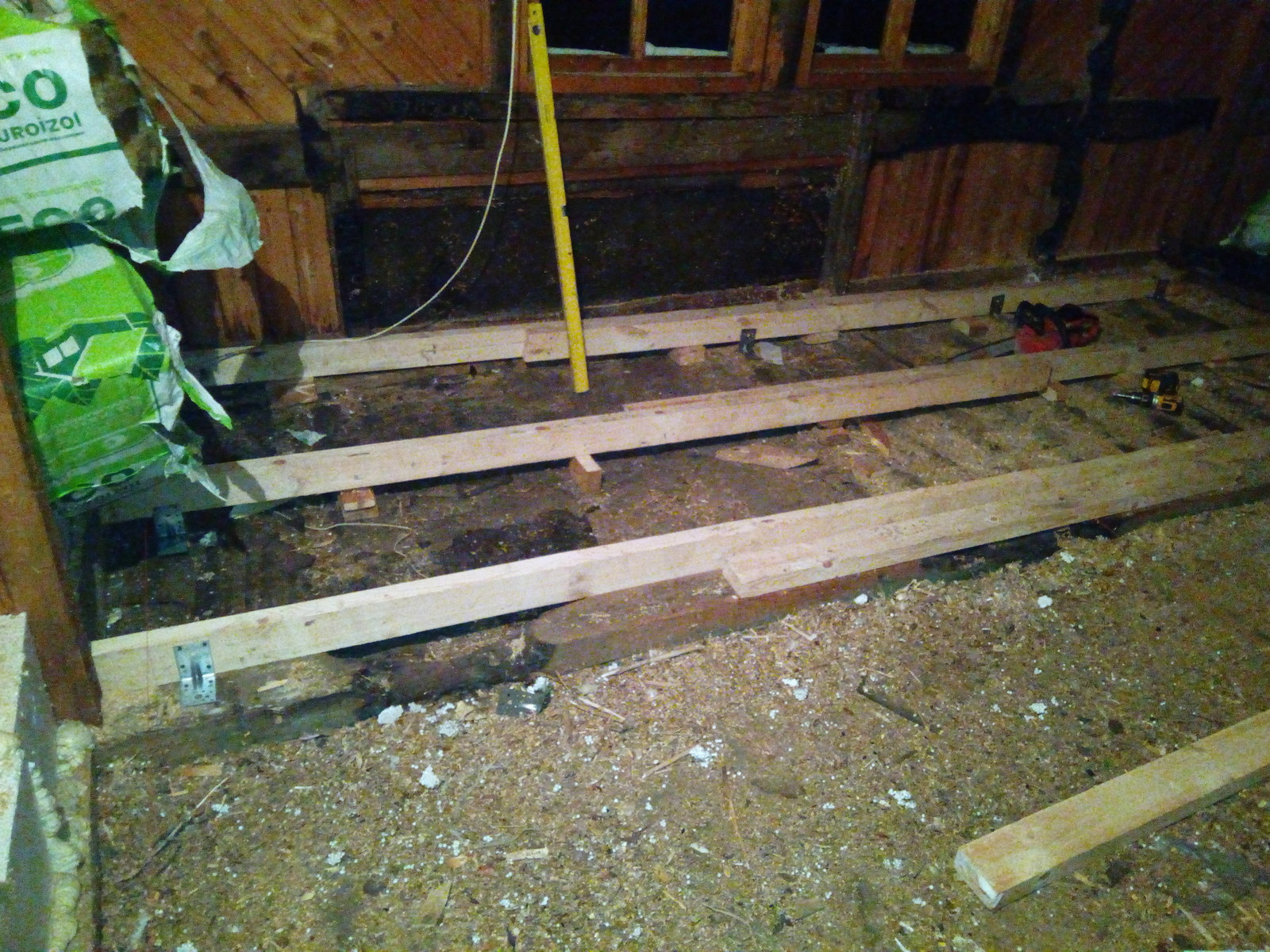 Из чердака , сделали мансарду