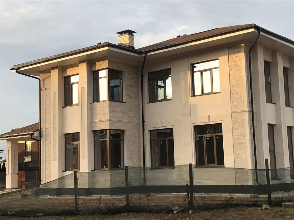 Коттедж с контрфорсами