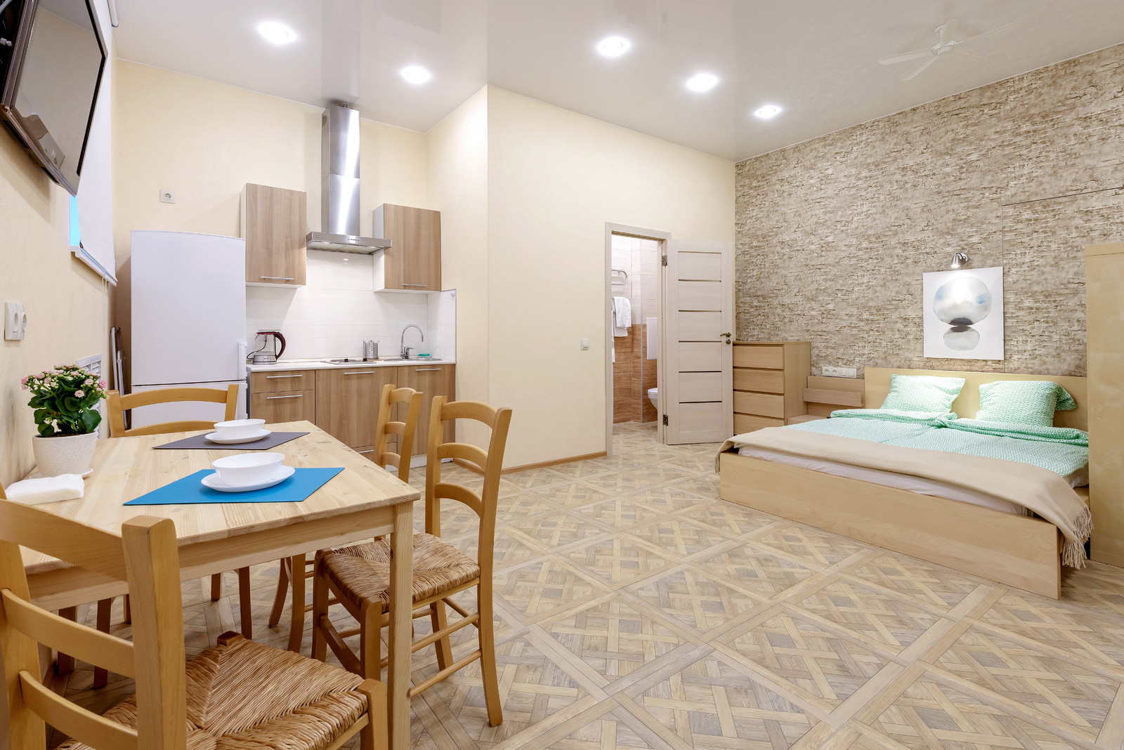 Две квартиры-студии 31,3 м²