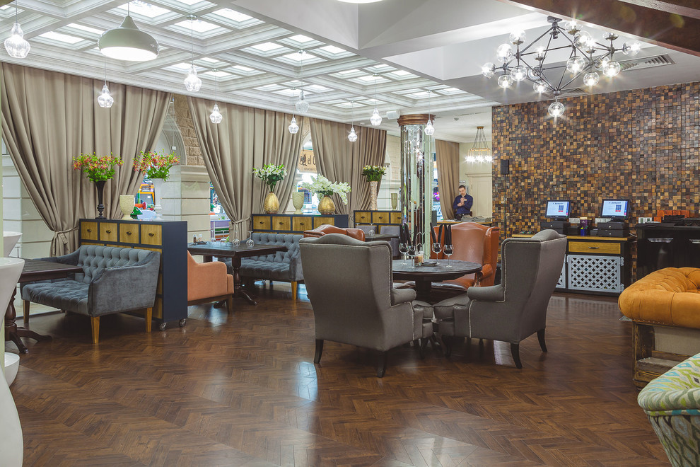 Изготовление барной стойки и пано в кассовой зоне