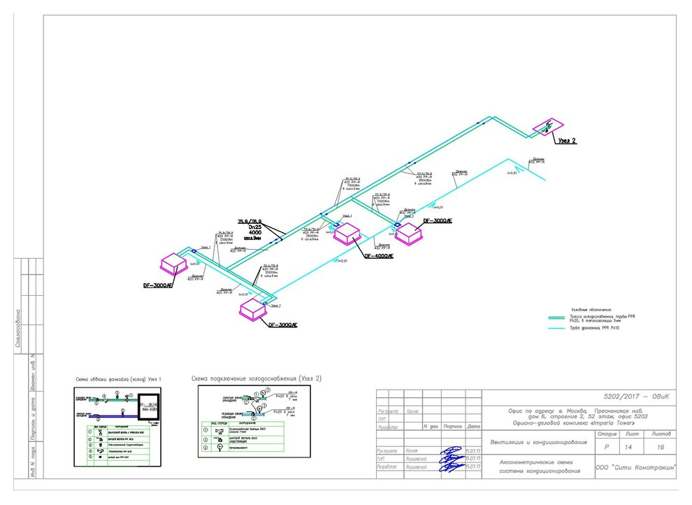 Проект ОВиК башни Империя офис 5202