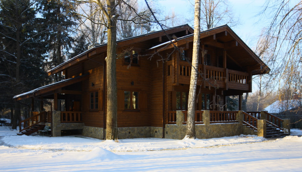 Зимнее шале в Подмосковье