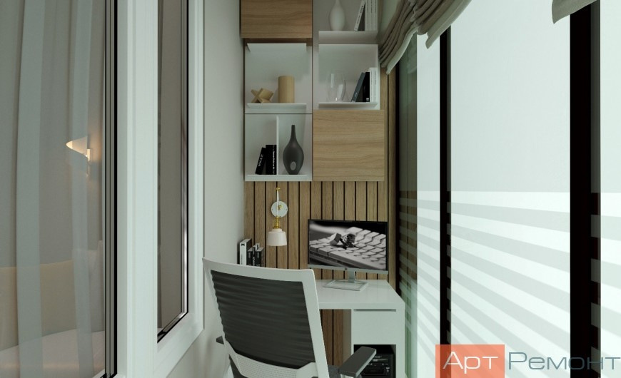 Дизайн-проект трехкомнатной квартиры м. Окружная