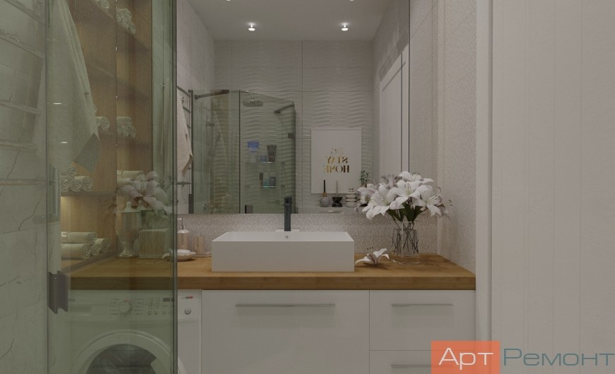 Дизайн-проект трехкомнатной квартиры м. Окружная