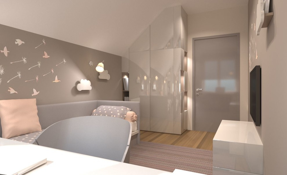 Интерьер коттеджа в современном стиле. 120 кв.м.