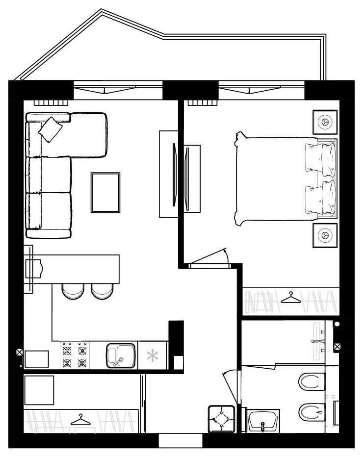 Перепланировка в ЖК "Цветной Бульвар"