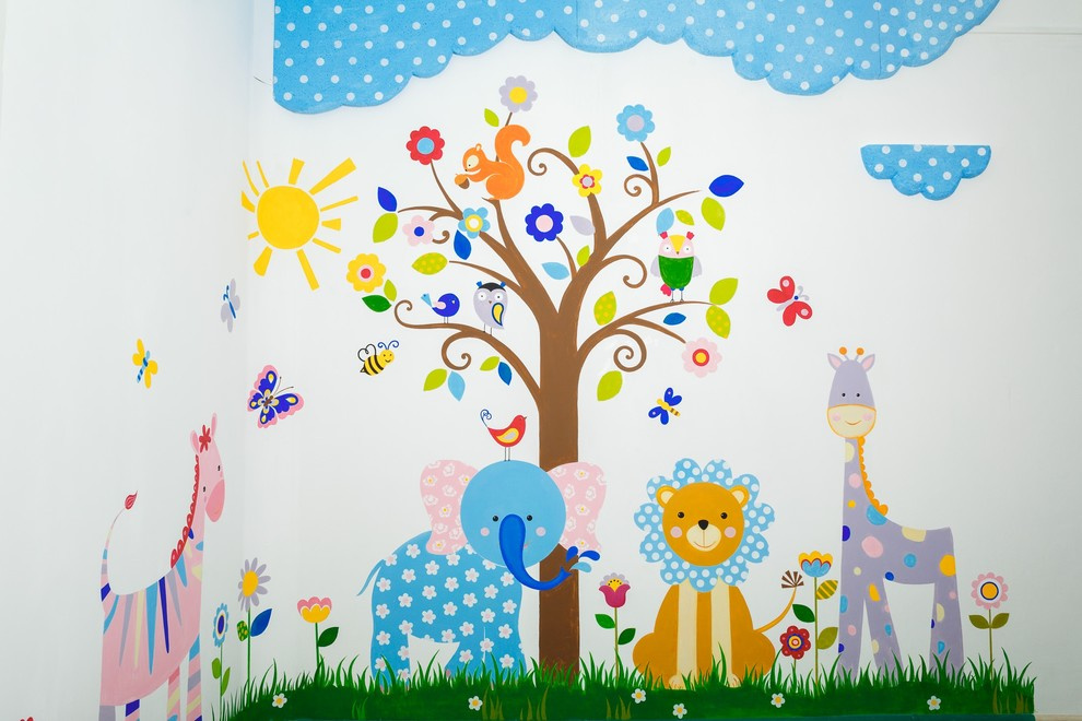 Обложка проекта: Роспись детской зоны в фотостудии