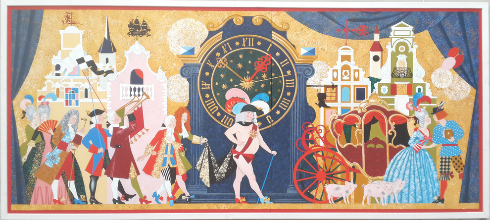 Обложка проекта: Эскиз росписи для детского театра