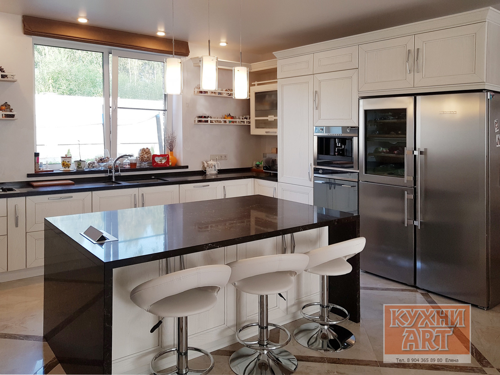 Кухня Кваттро Бьянко