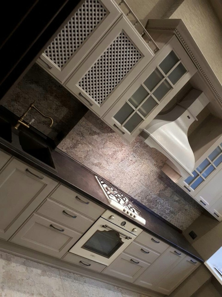 Обложка проекта: Кухня с фасадами Милан Кашемир (Ясень, Италия)