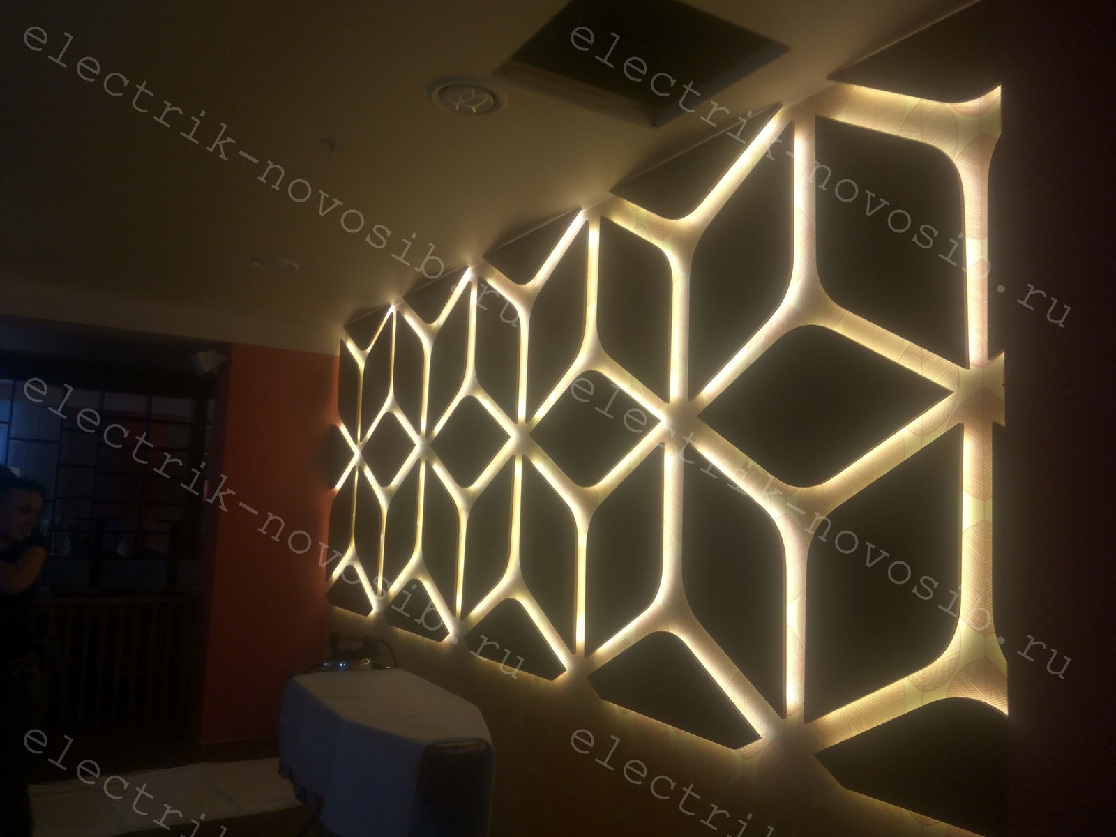 Обложка проекта: электромонтажные работы в сети ресторанов