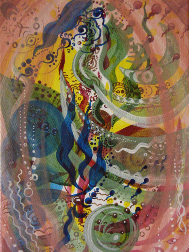 Обложка проекта: Абстракция на картинах. Позитивная энергия Пространства.