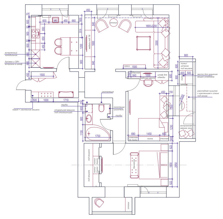 Квартира 90 кв.м. г. Бранаул