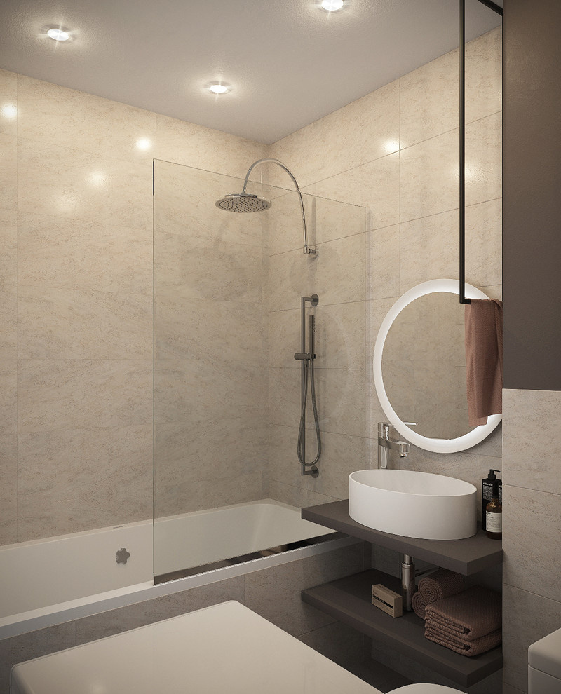 Акцент: полосатая стена