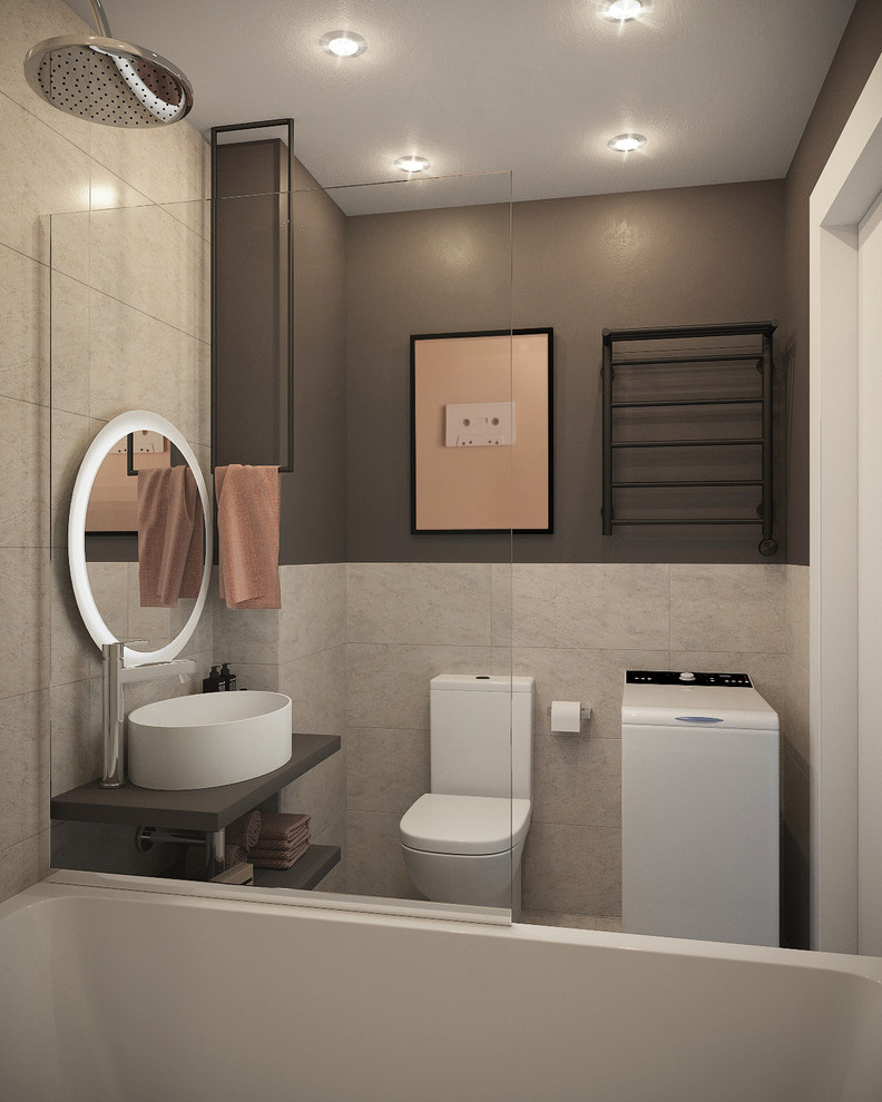 Акцент: полосатая стена