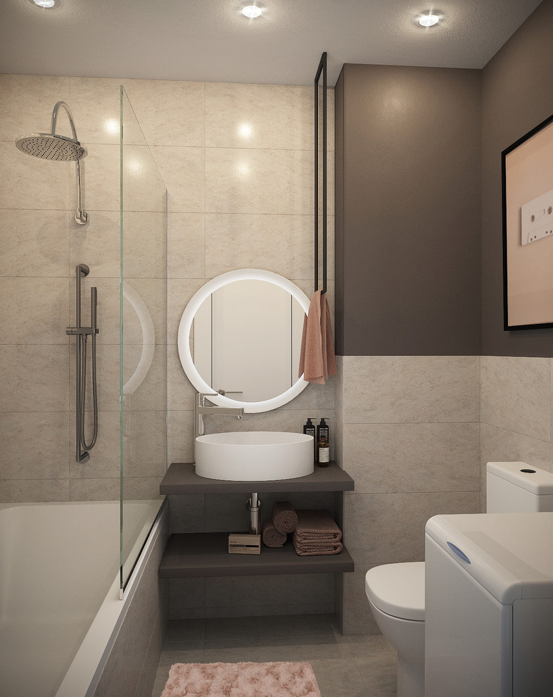 Акцент: полосатая стена