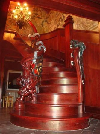 Обложка проекта: Лестница в восточном стиле