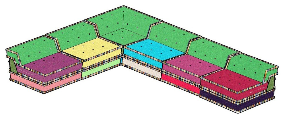 Модульный диван в г. Зеленоград