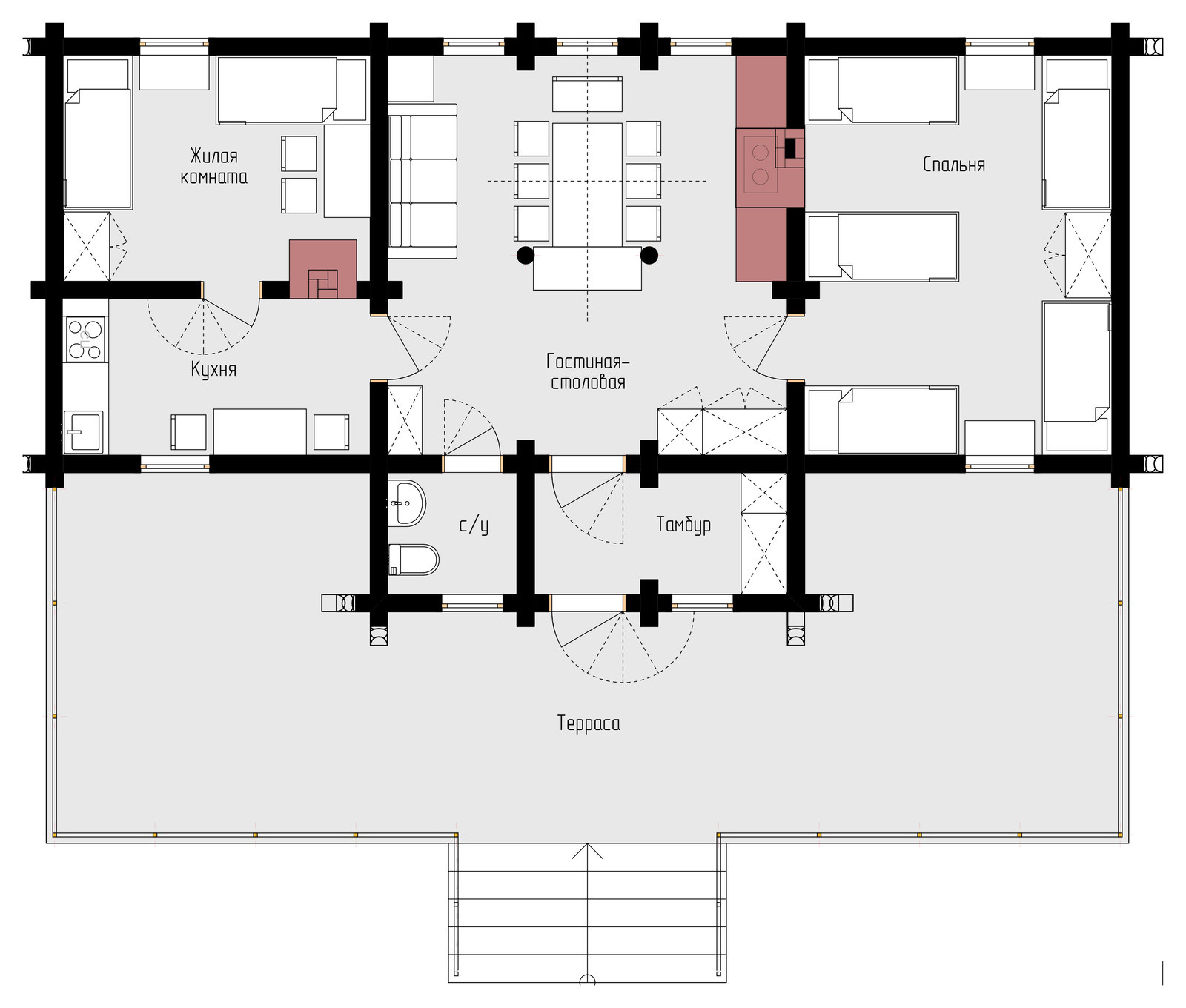 Охотничий домик в Республике Алтай (2018г.)