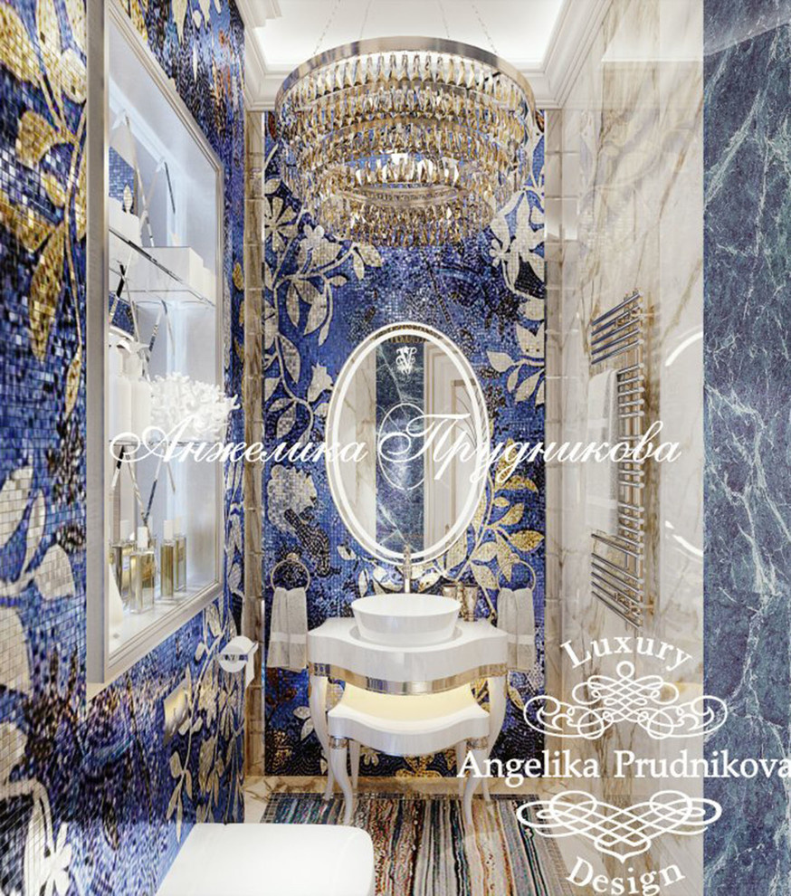 Дизайн-проект интерьера гостевого санузла в ЖК Art Residence