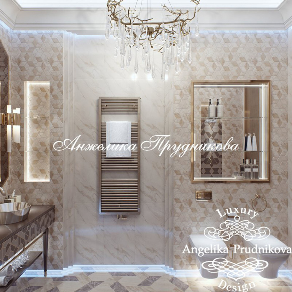 Дизайн-проект интерьера санузла в ЖК Art Residence