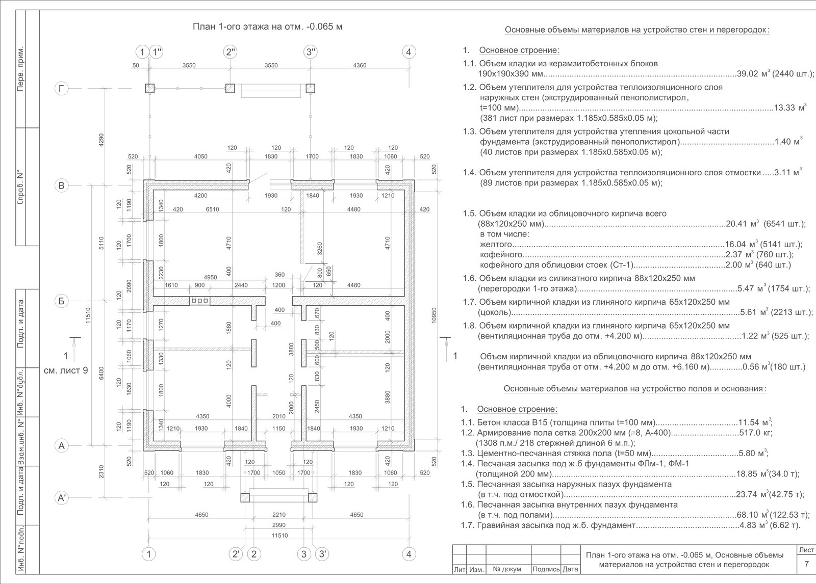 дом 1-этажный кирпичный