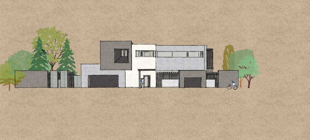 Дом модернизм.