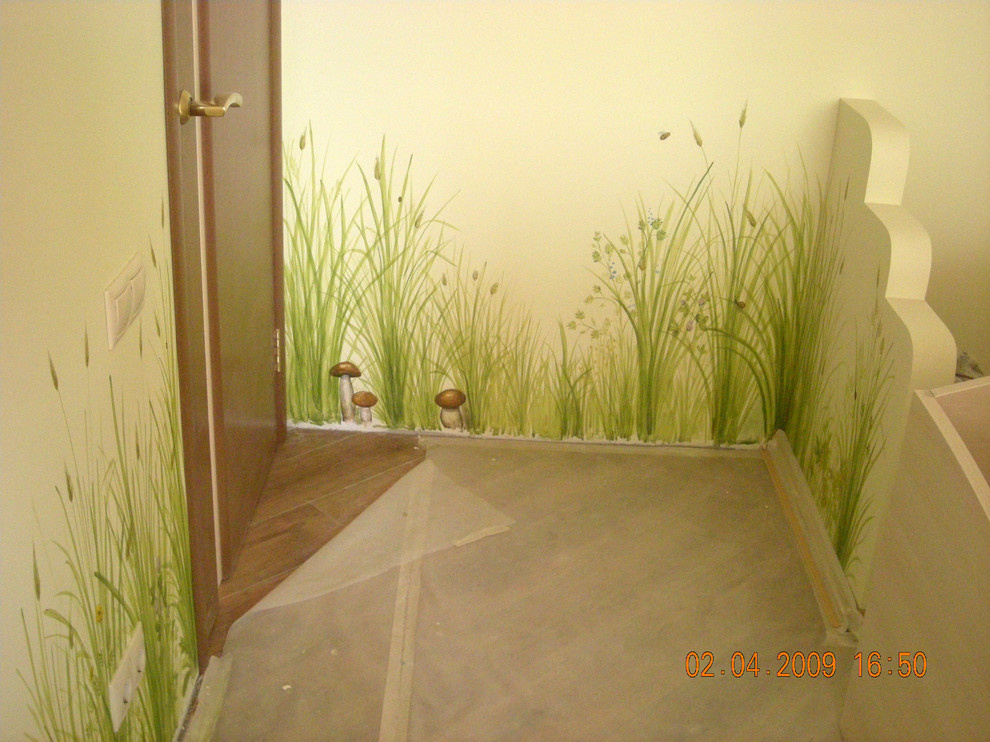 Роспись стен детской для мальчика и девочки