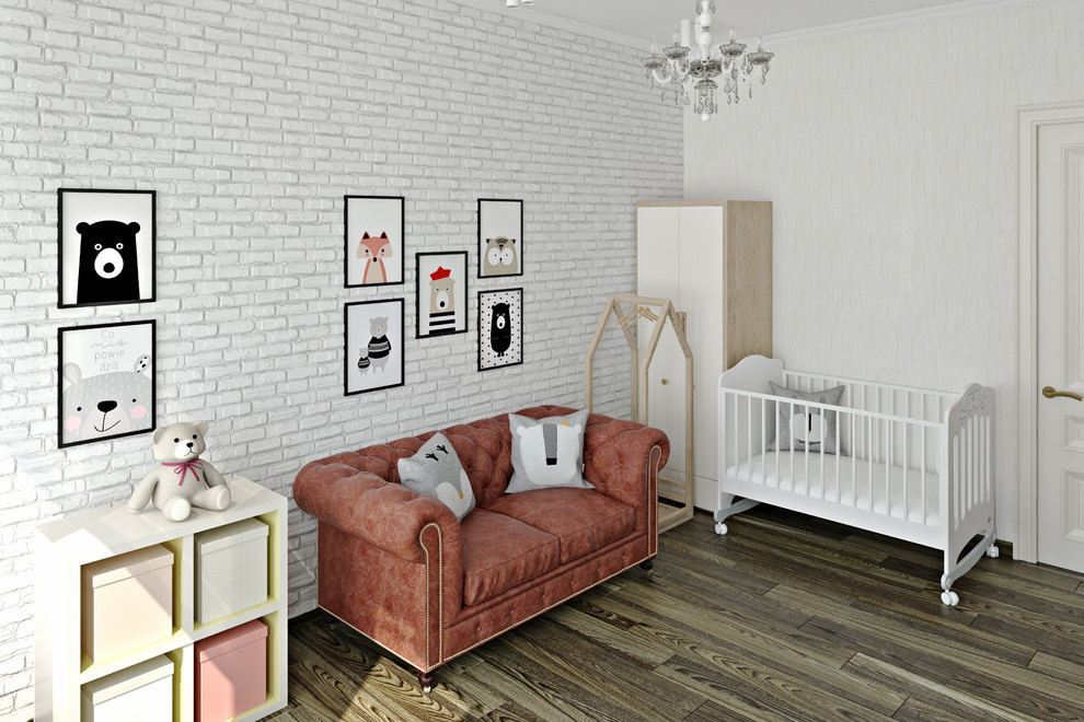 Классика и лофт в одной московской квартире.