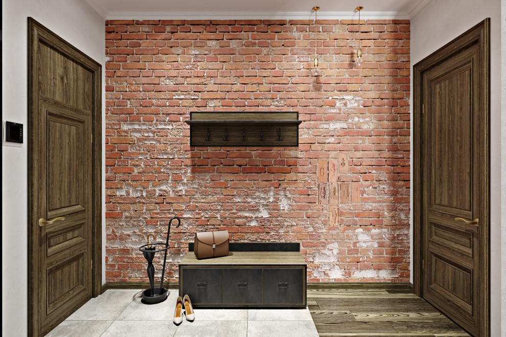 Классика и лофт в одной московской квартире.