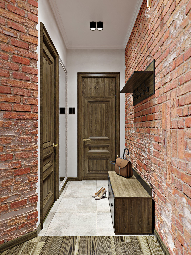 Классика и лофт в одной московской квартире.