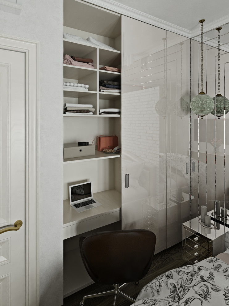 Классика и лофт в одной московской квартире.