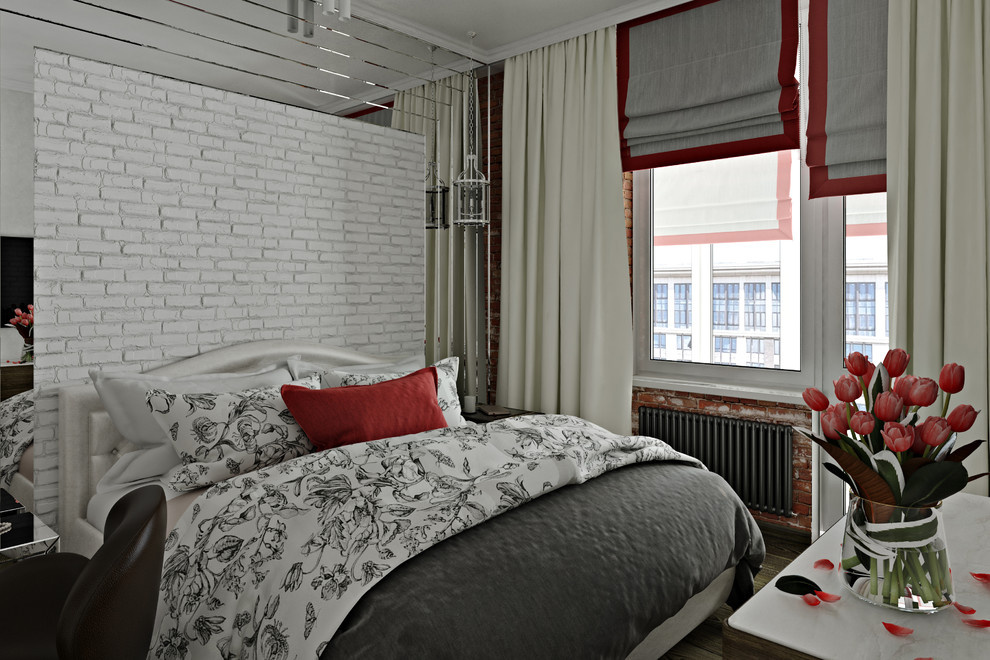 Классика и лофт в одной московской квартире.