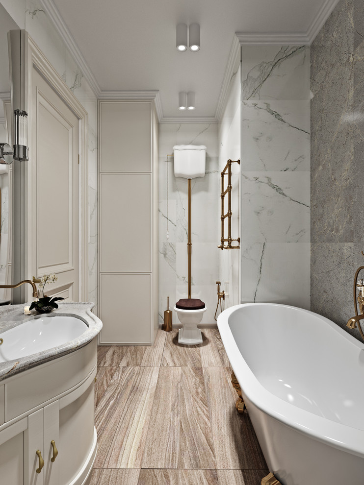 Классика и лофт в одной московской квартире.